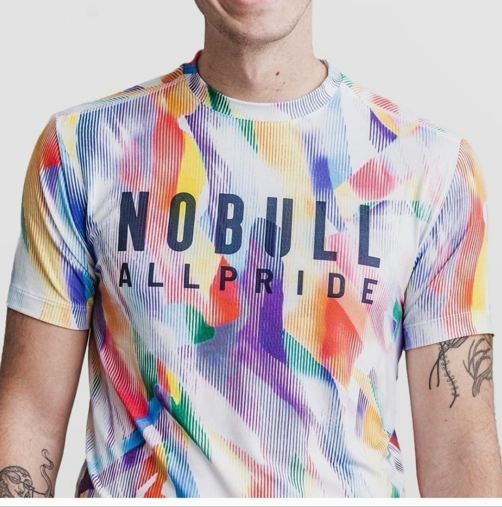 NWT NOBULL Men’s **LIMITED EDITION* Pride Moves 🏳️‍🌈 All Pride Tee - Large
